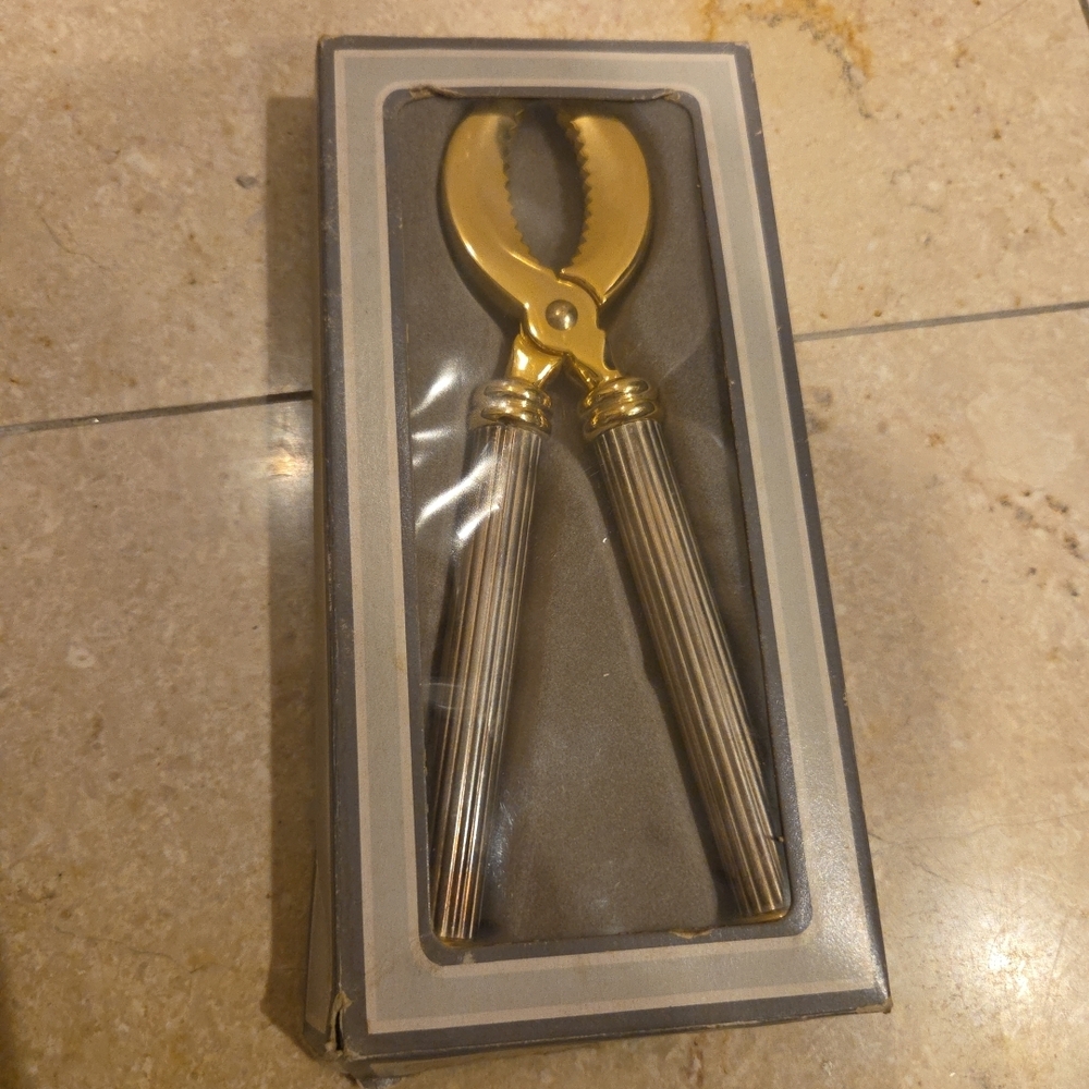 Silverstar Crab or Nut Cracker Tool, Vintage With Box